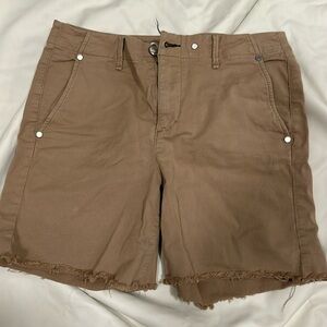 Rag & Bone khaki cutoff shorts